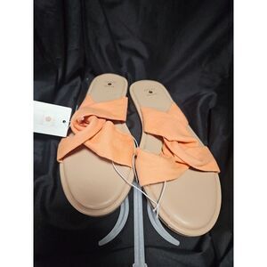 Shade And‎ Shore Womens Coral Pink Lucia Sandal Size 10